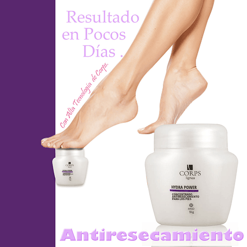 Crema Para Pies Hinode HND Hydra Power Antiresecamiento Hidratación Mujeres