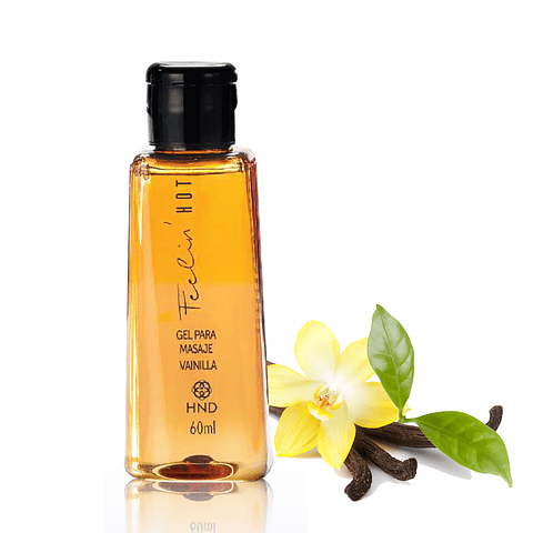 Gel Para Masaje Feelin Hot Vainilla Hinode HND Cuidado Belleza Mujer 