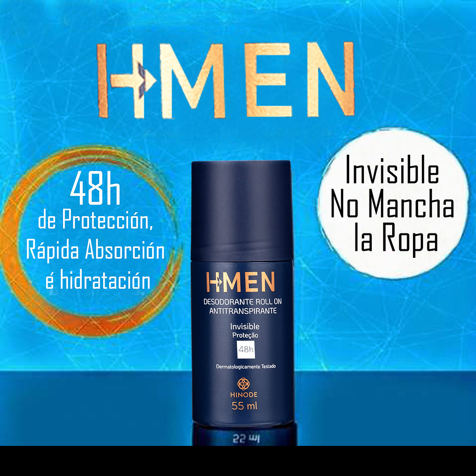 Desodorante Roll On Hinode HND Cuidado Corporal Hombre 2