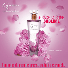 Colonia Grace La Rose Sublime Hinode HND Perfume Mujer Loción