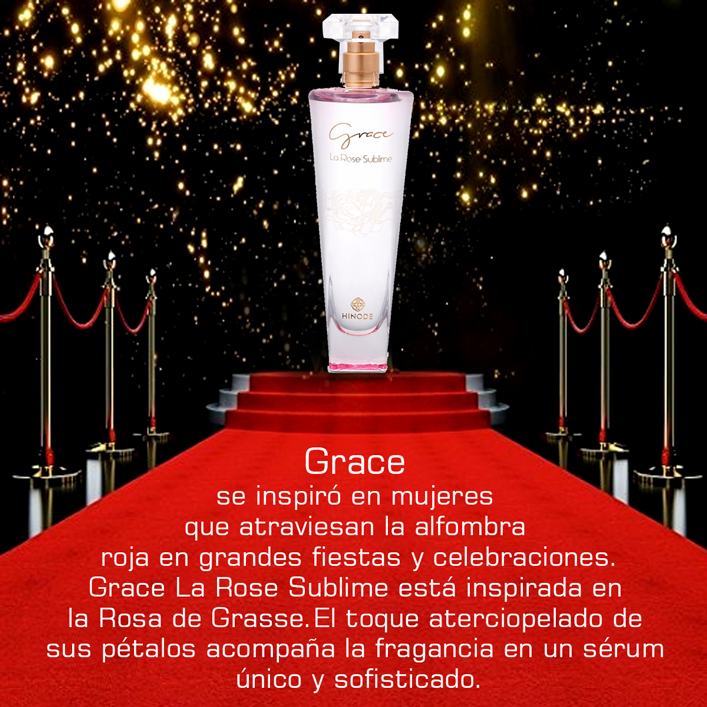Colonia Grace La Rose Sublime Hinode HND Perfume Mujer 4