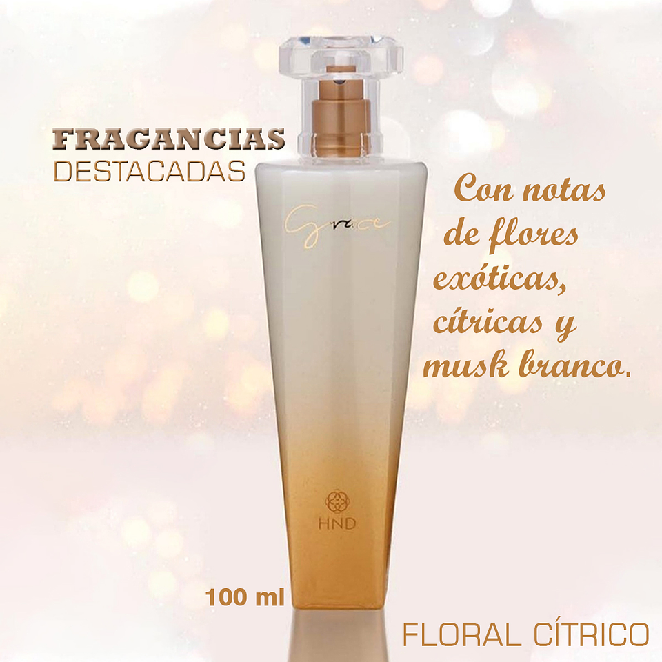 Colonia Grace Citrico Hinode HND Perfume Mujer Loción 4