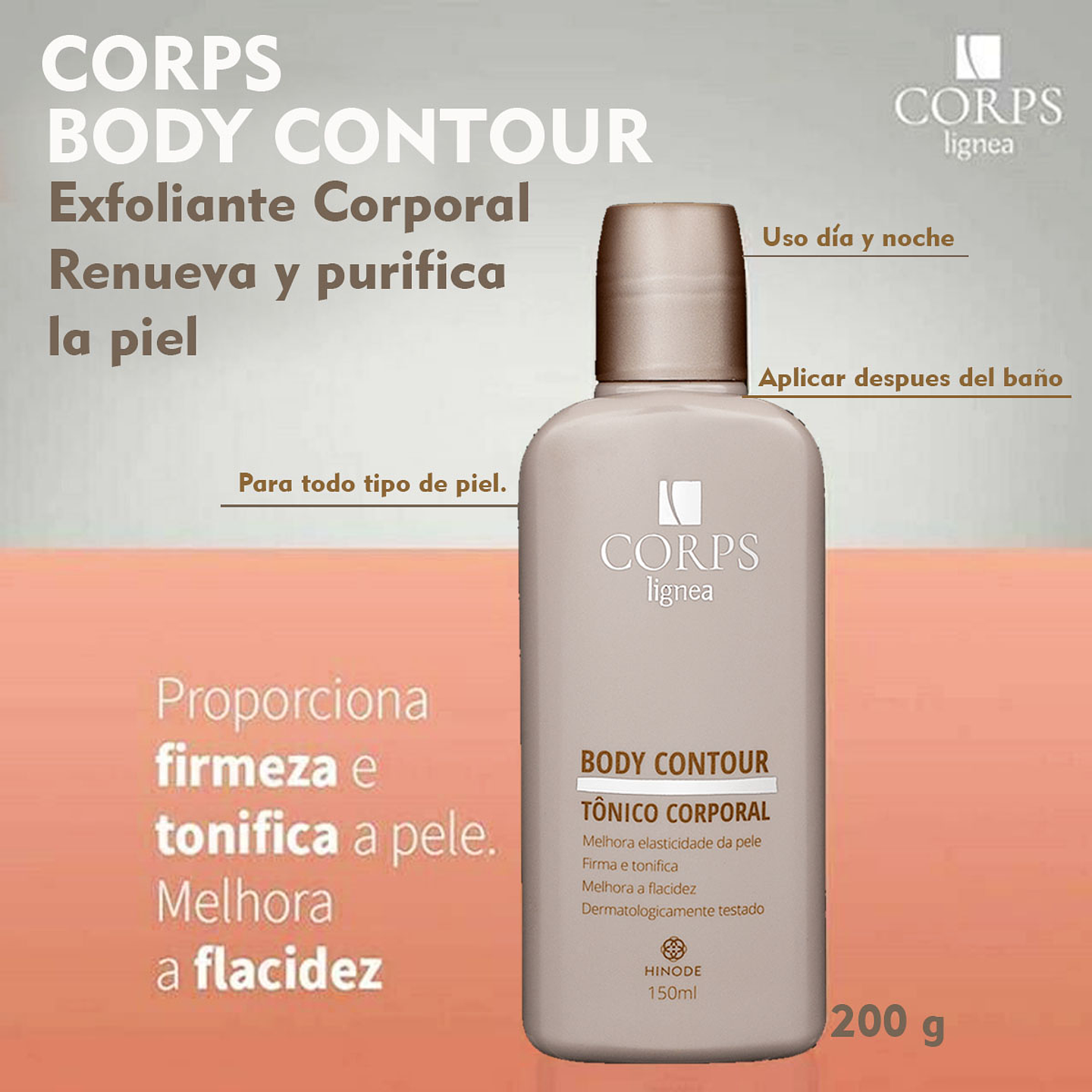 Tónico Corporal Hinode HND Belleza Mujer Crema 4