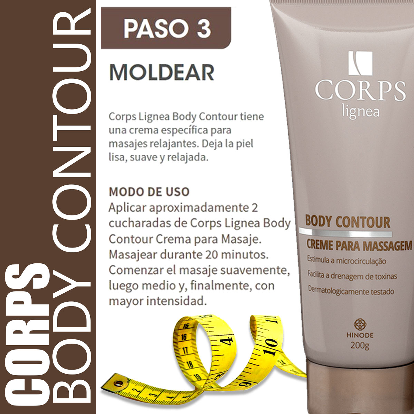 Crema Para Masaje Hinode HND Corporal Mujer Gel 3