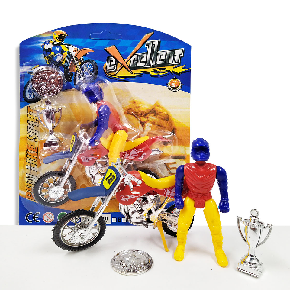 Motocross Trofeo Juguete Motos Juguetería Piñatas Regalos Niños  2