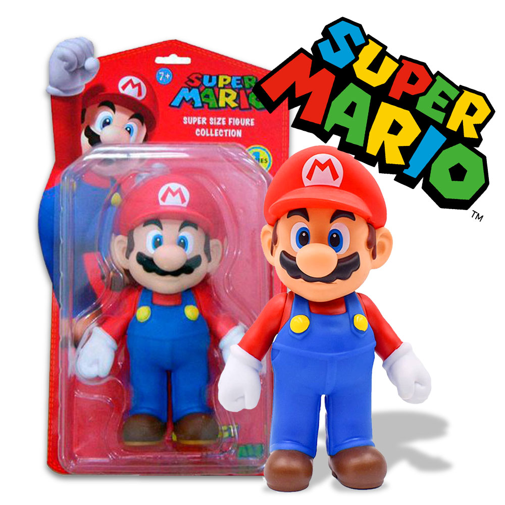 Figura Super Mario 22 Cm Coleccionable Juguetes Super Muñeco