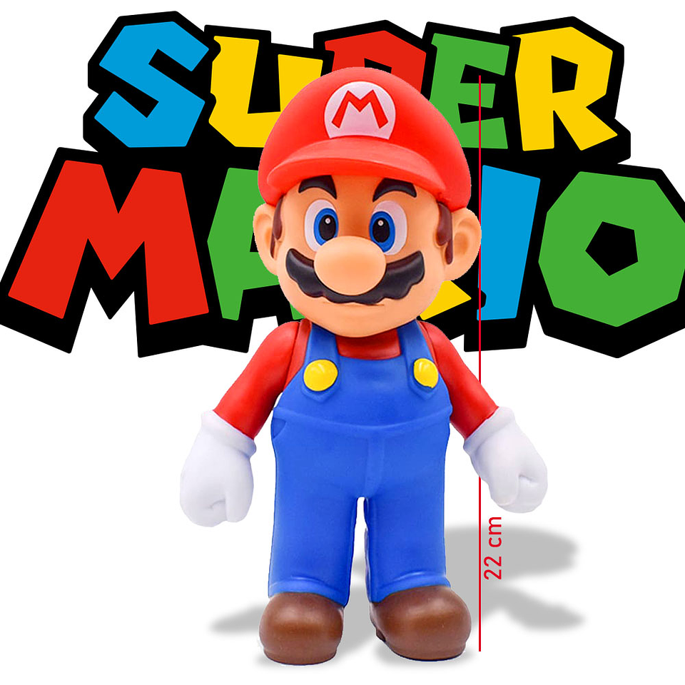 Figura Super Mario 22 Cm Coleccionable Juguetes Super Muñeco Banpresto Juguetería 3