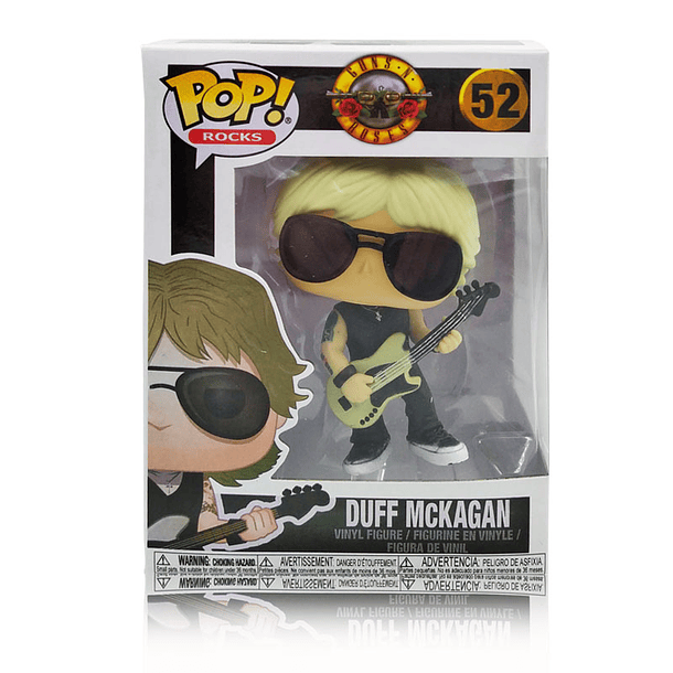 Duff Mckagan Figura Guns and Roses Colección Rocks Juguete N