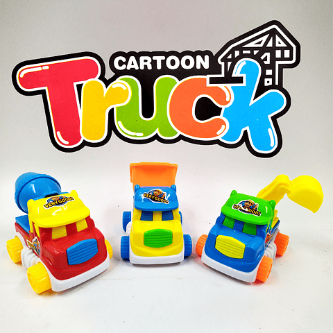 Carros Construcción set x3 Juguete Didáctico Niños Vehículos Truck