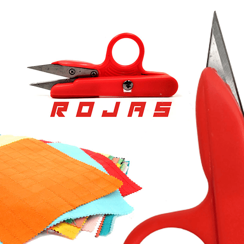 Tijera Pulidora Golden Eagle Roja Originales Rematadoras Tela Costura Modistería