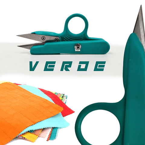 Tijera Pulidora Golden Eagle Originales Verdes Rematadoras Tela Costura Modistería