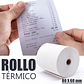 Rollos Térmicos 6 Unidades Impresiones 80x60mm Rollo Papelería Oficina - Miniatura 3