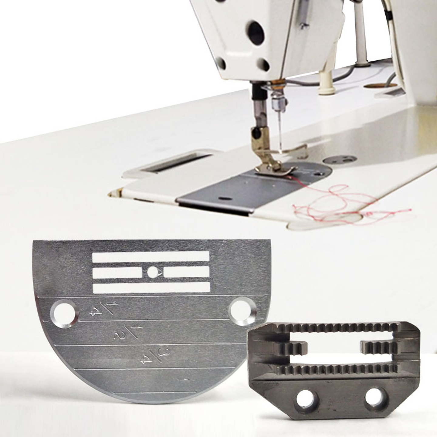 Ajuste Semi liviano Planchuela Diente Maquina Plana de Coser Modistería 1