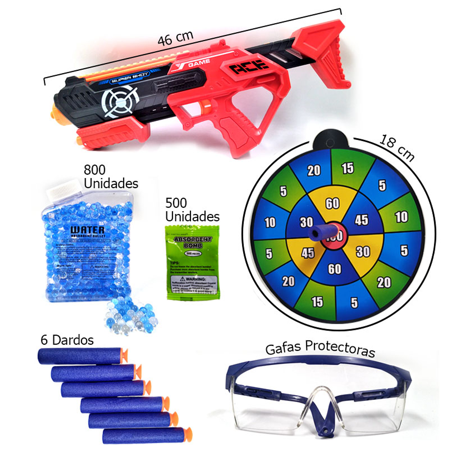 Lanzadora Juguetes Super Shoot Juguetería Niños Didáctico 4