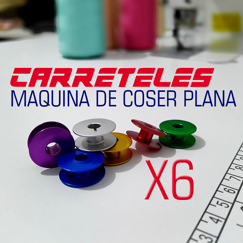 Carreteles Maquina Plana de Coser x6 Modistería Sastrería Confección 2
