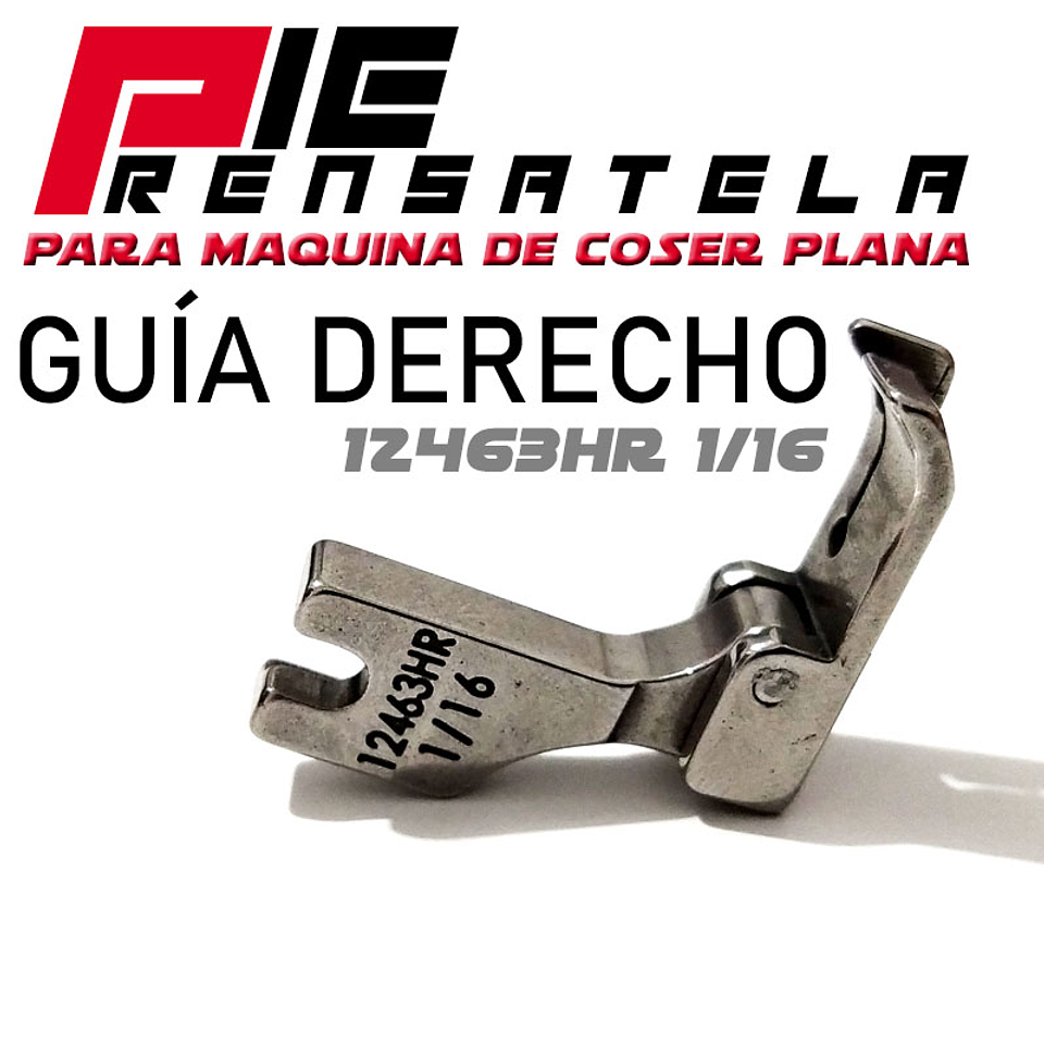 Pie Guía 1/16 Prénsatela Derecho Susei Maquina de Coser Plana Modistería 3