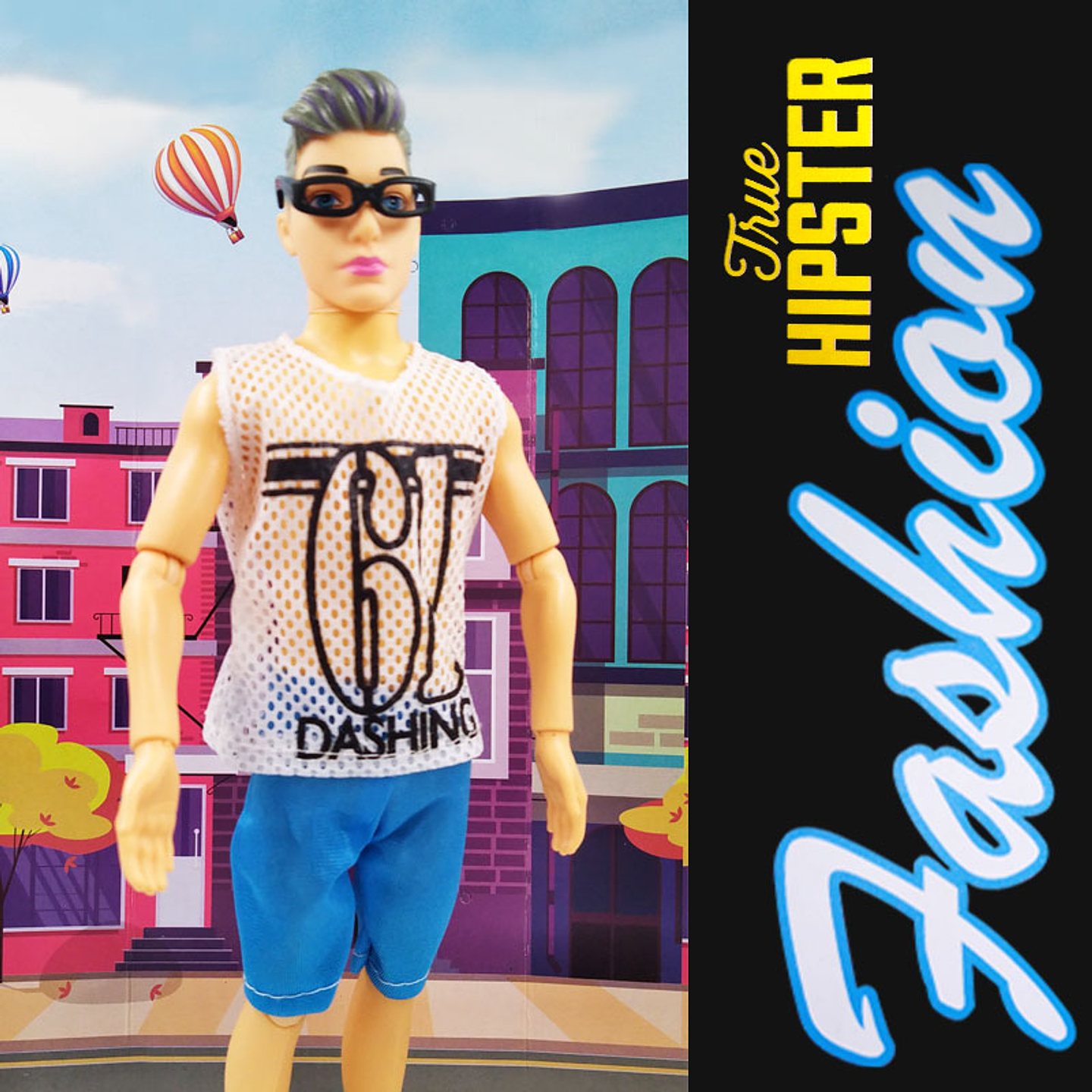 Muñeco Figura Fashion Style 1 Gafas Personaje Juguete 2