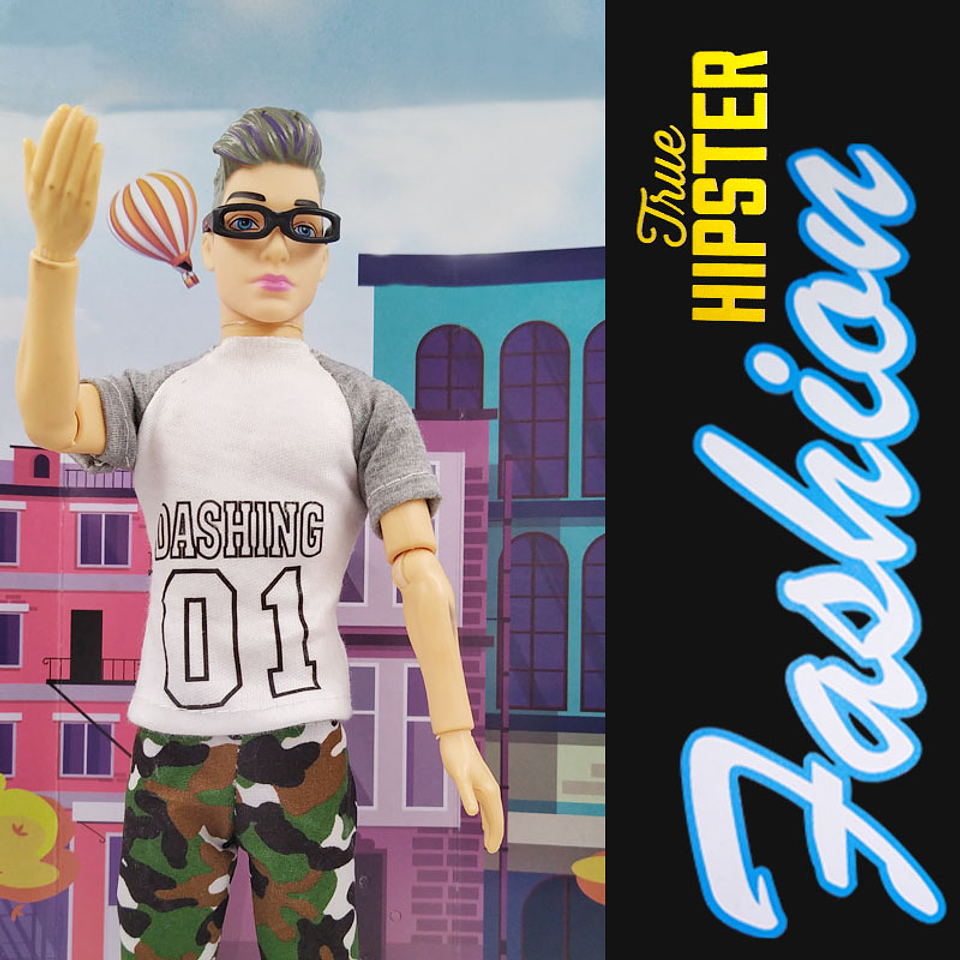 Muñeco Figura Fashion Style 2 Gafas Personaje Juguete 2