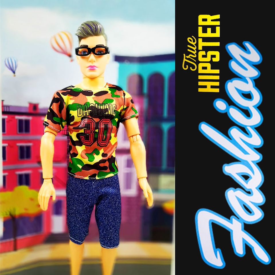 Muñeco Figura Fashion Style 4 Gafas Personaje Juguete 2
