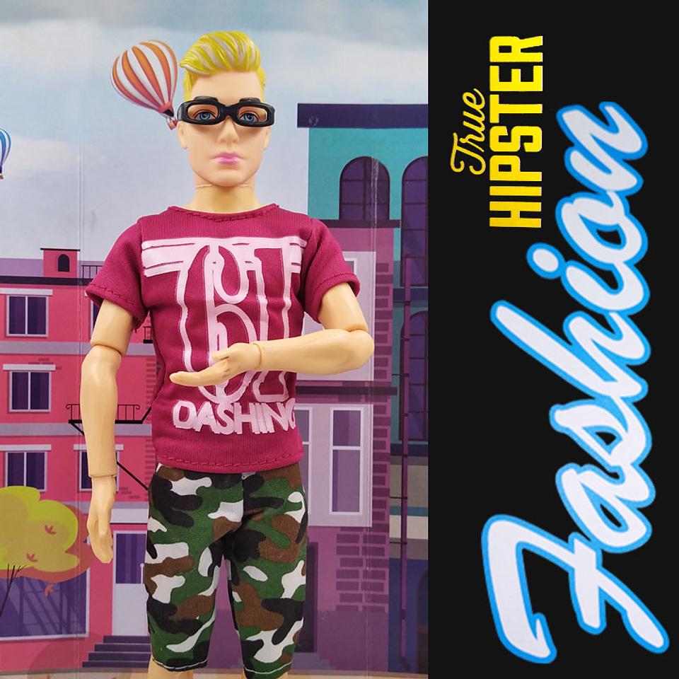 Muñeco Figura Fashion Style 9 Gafas Personaje Juguete 2