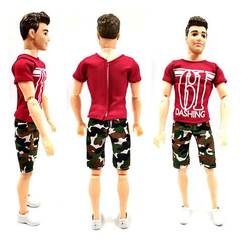 Muñecos Beauty Fashion Juguete Figuras Hombre Zapatillas Modelo Juguetería