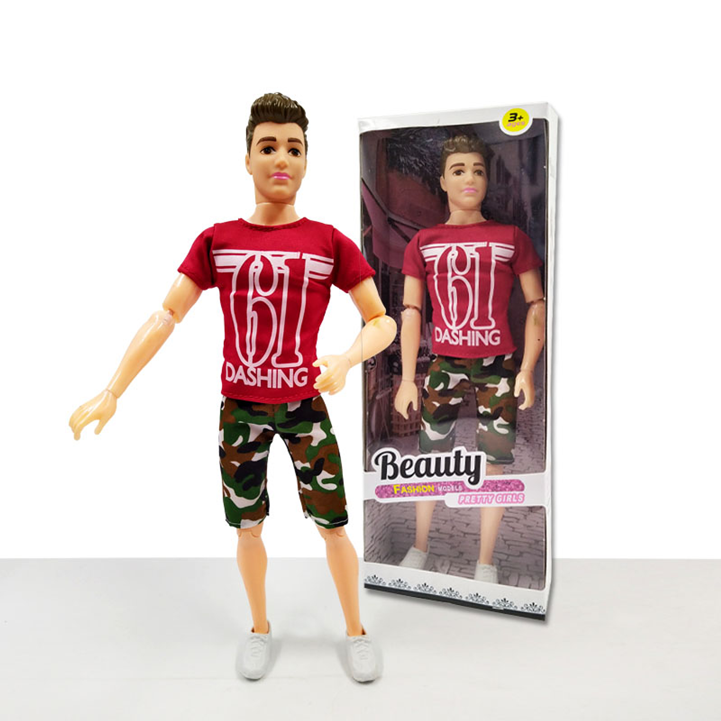 Muñecos Beauty Fashion Juguete Figuras Hombre Zapatillas Modelo Juguetería 2