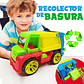 Carro Recolector Basura Juguete Camión Escala Juguetería Didáctico - Miniatura 4