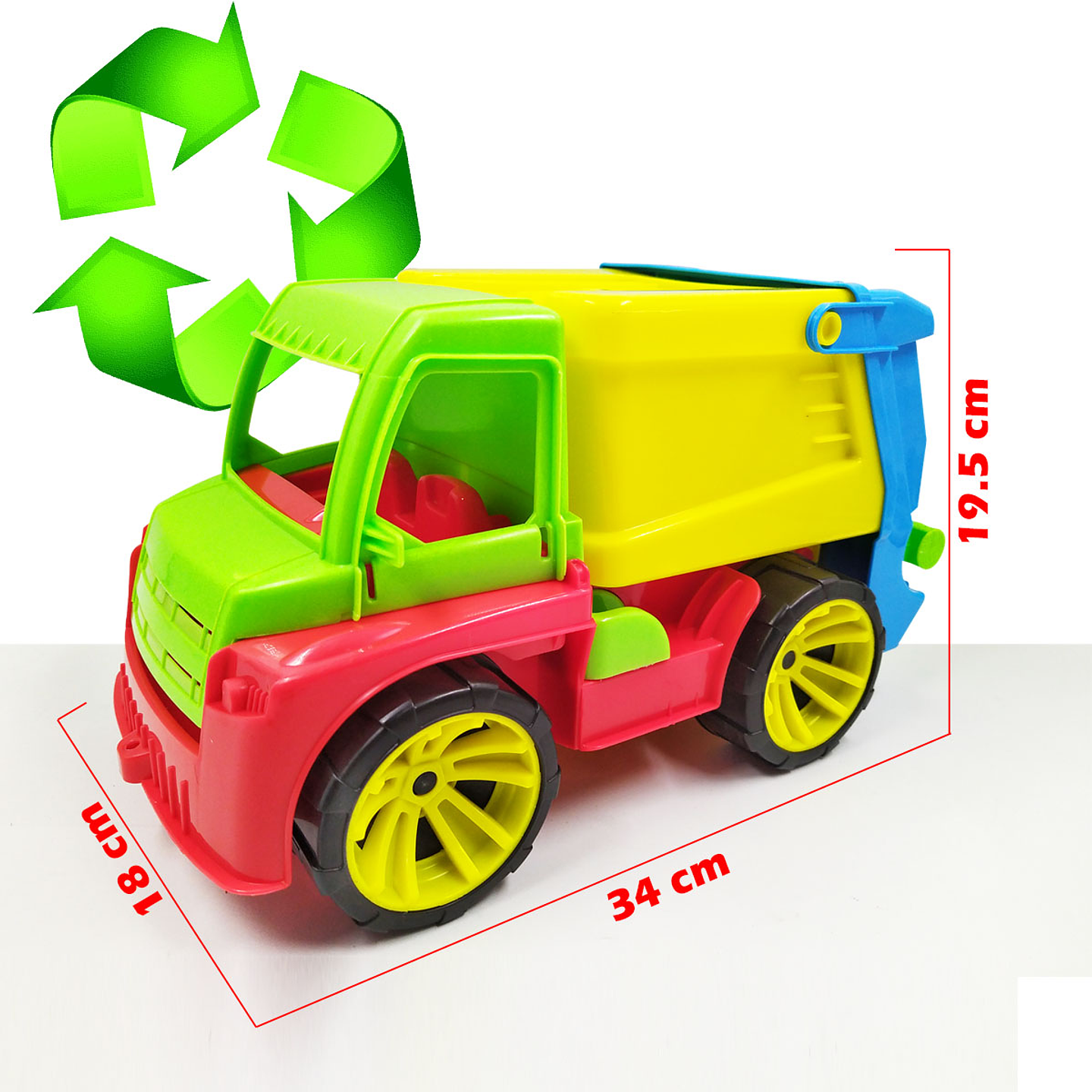 Carro Recolector Basura Juguete Camión Escala Juguetería Didáctico 5