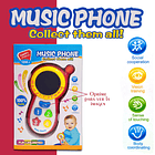 Celular Bebes Rojo Imagen Sonidos Juguete Didáctico 3