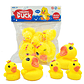 Patos Bebe De Baño Chillones Juguete X5 Juguetería Bañera - Miniatura 2