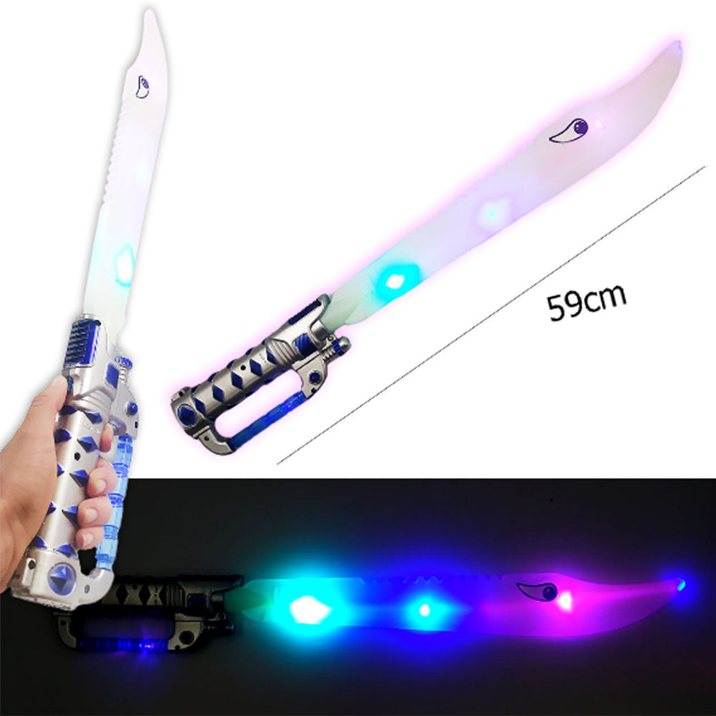 Espada Infantil luces y sonidos con Laser  6