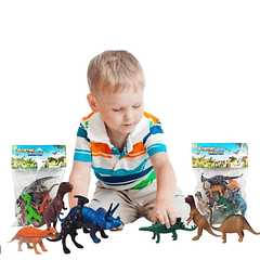 Dinosaurios Set Figuras Prehistóricas Colección Niños