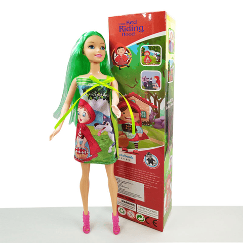 Muñeca cuentos infantiles Caperucita Roja Juguete Niñas