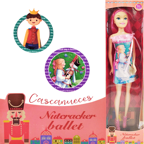 Muñeca cuentos infantiles Cascanueces Juguete Niñas