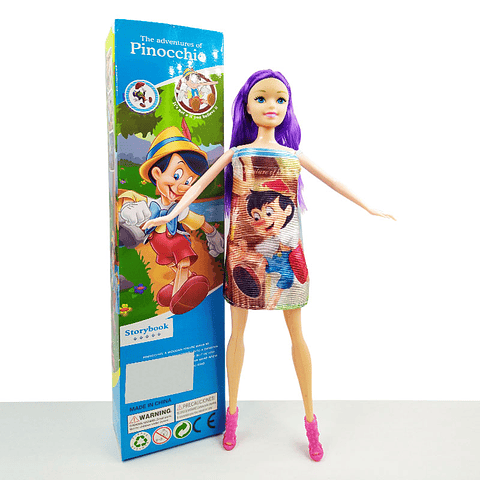 Muñeca cuentos infantiles Pinocho Juguete Niñas