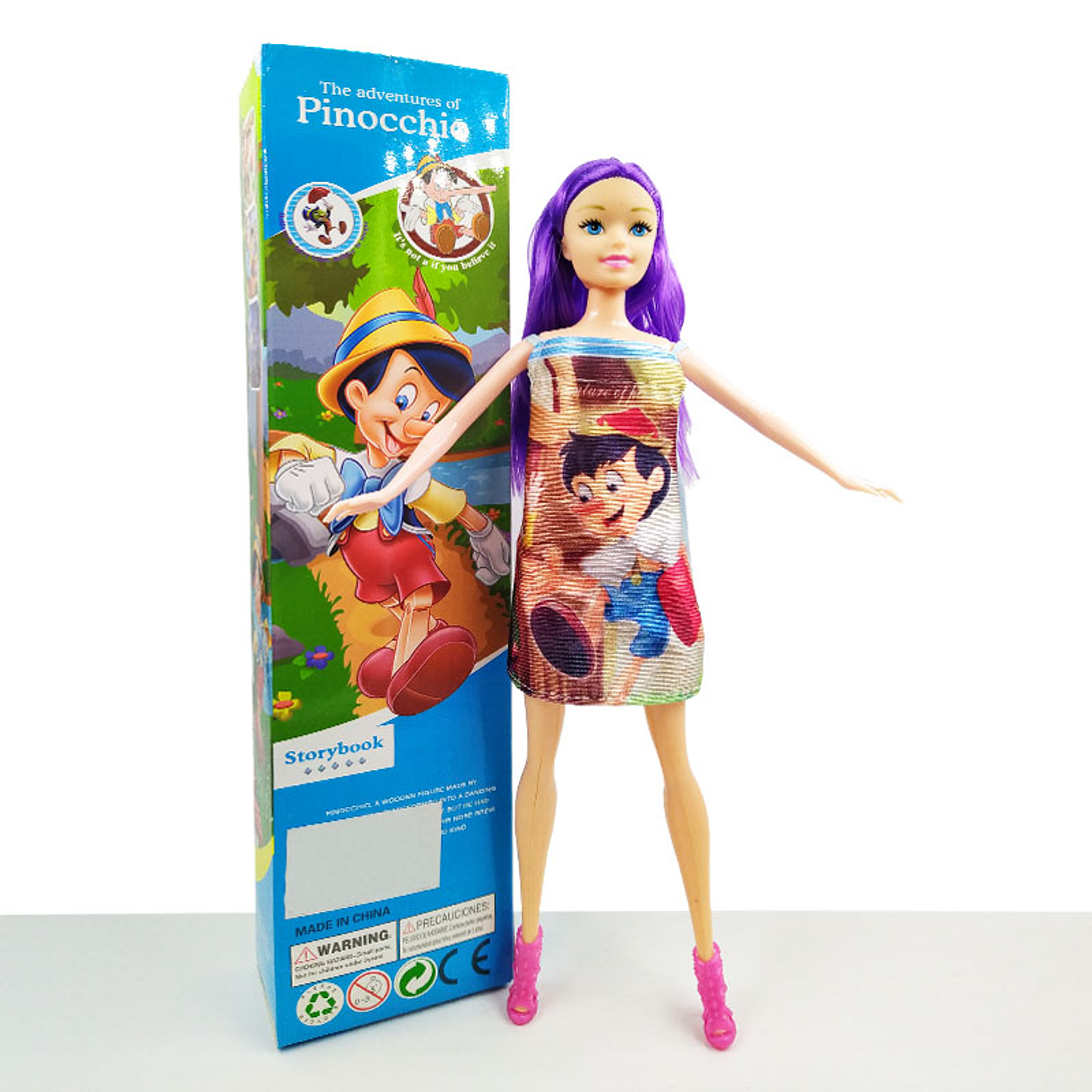 Muñeca cuentos infantiles Pinocho Juguete Niñas 1