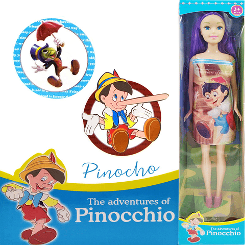 Muñeca cuentos infantiles Pinocho Juguete Niñas