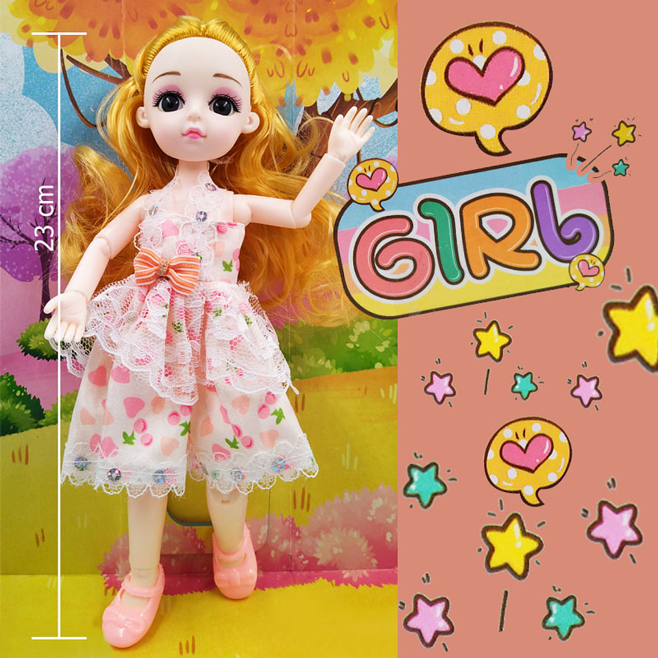 Muñecas 1 Girl Vestido Articulada Fina Niñas Coleccionable 2