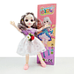 Muñecas 3 Girl Vestido Articulada Fina Niñas Coleccionable - Miniatura 1