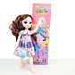 Muñecas 8 Girl Vestido Articulada Fina Niñas Coleccionable - Miniatura 1