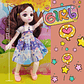Muñecas 8 Girl Vestido Articulada Fina Niñas Coleccionable - Miniatura 2