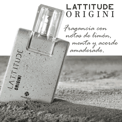 Colonia Lattitude Origini Hinode HND Perfume Hombre Loción