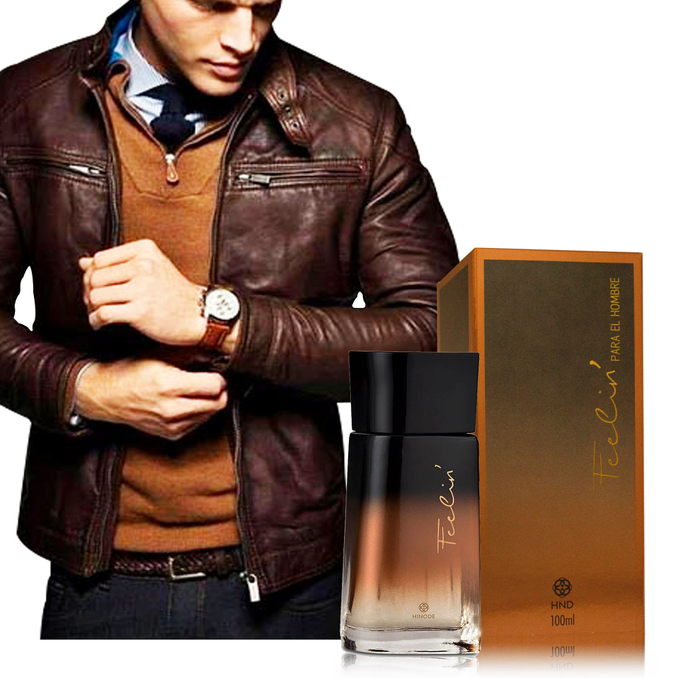 Colonia Feelin For Him Hinode HND Perfume Hombre Loción 1