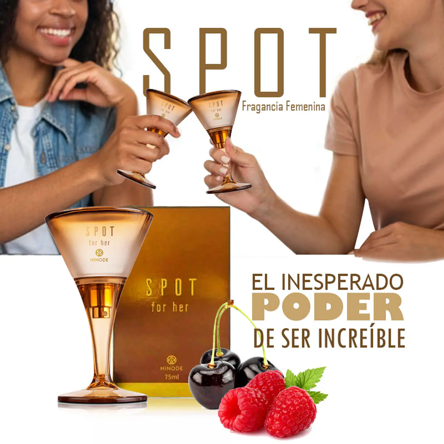 Colonia Spot For Her Hinode HND Perfume Mujer Fragancia  2