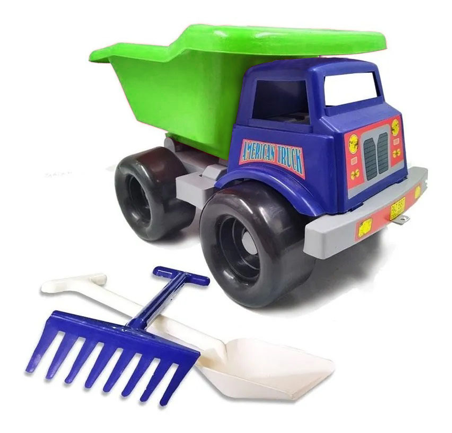 Carros Volqueta Plástica Juguete Pala Rastrillo Niños Playa 3