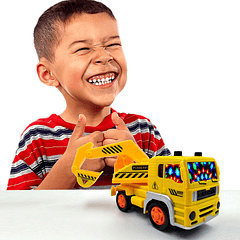 Carro Retroexcavadora Juguete Vehículo Construcción Niños