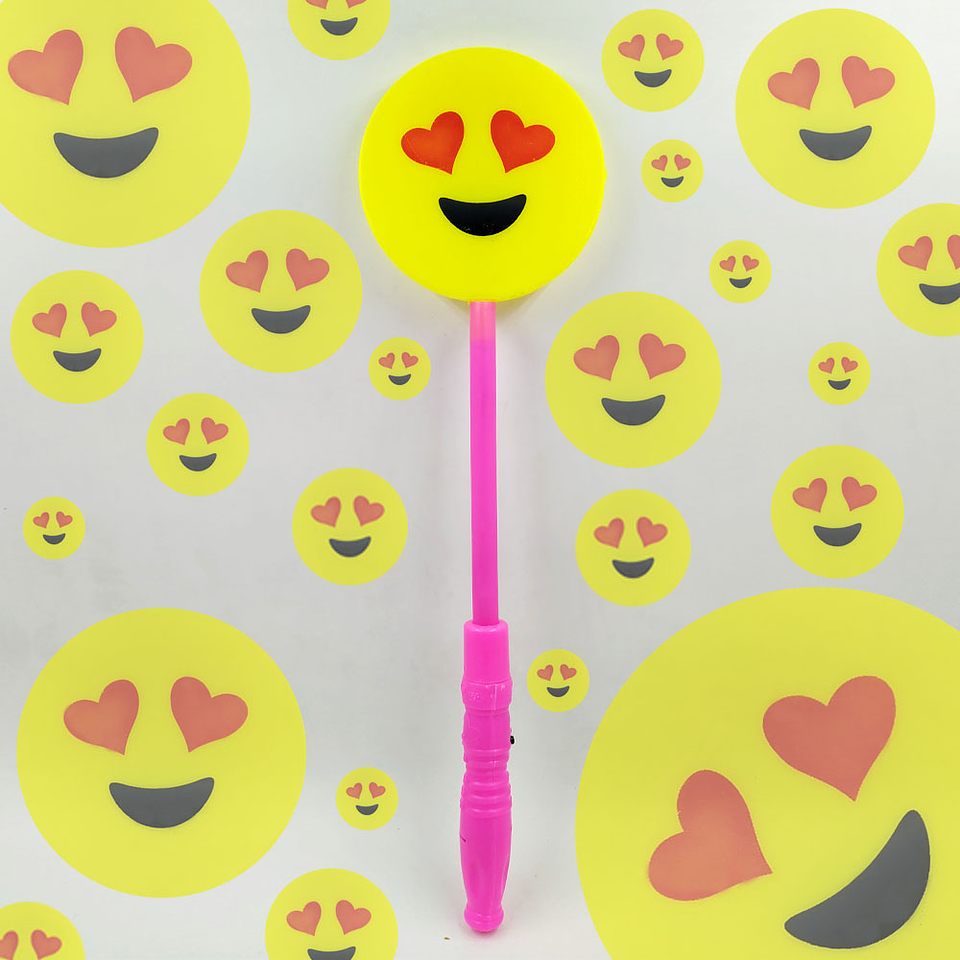 Varita Luces Emoji Juguete Luminoso Niños Niñas Caritas 5
