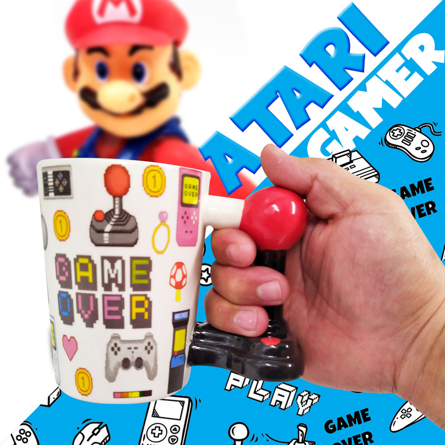 Mug Gamers PlayStation Atari Juguetes Juguetería Decoración 2