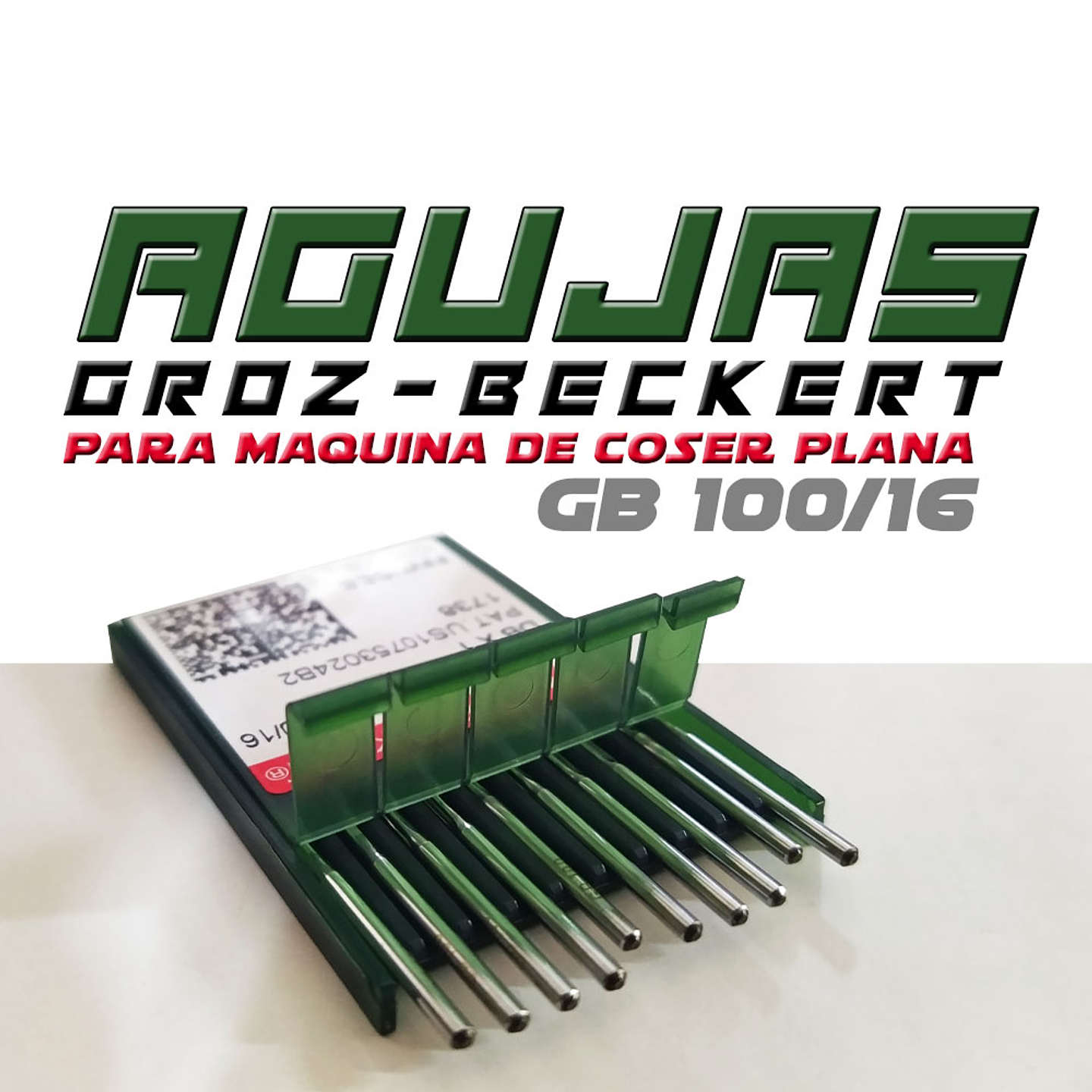 Agujas Maquinas de Coser Plana Industrial Cabo Delgado Groz Beckert 2