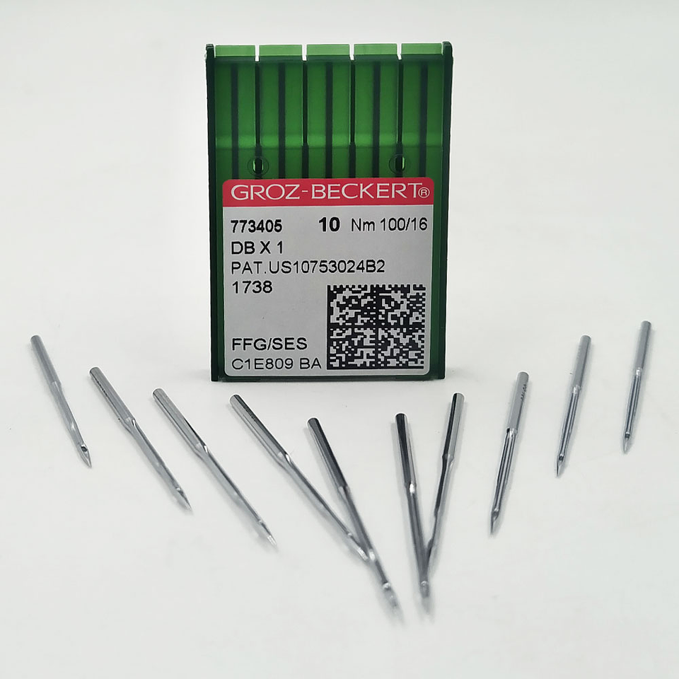 Agujas Maquinas de Coser Plana Industrial Cabo Delgado Groz Beckert 5